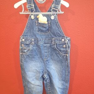Gymboree Jean Overalls with Duck Pocket Pal